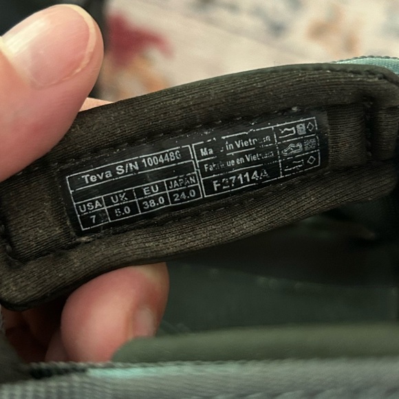 Teva Terra Fi Hiking Sandals Size 7 - Picture 6 of 6